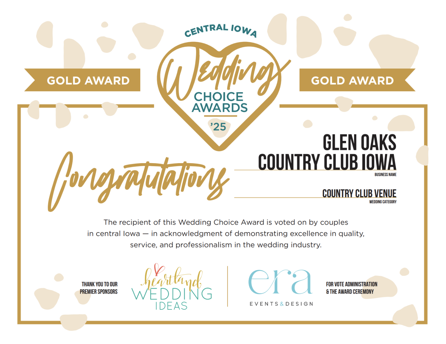 Wedding Award Screenshot